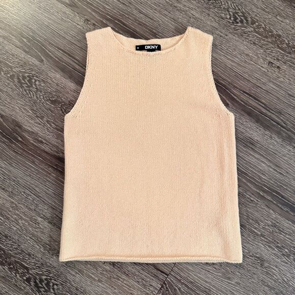 DKNY Y2K Wool Sleeveless Knit - Picture 1 of 5
